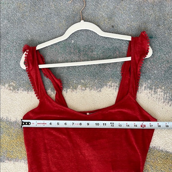 Sézane Poppy Red Tank Top (M) - Picture 6 of 9